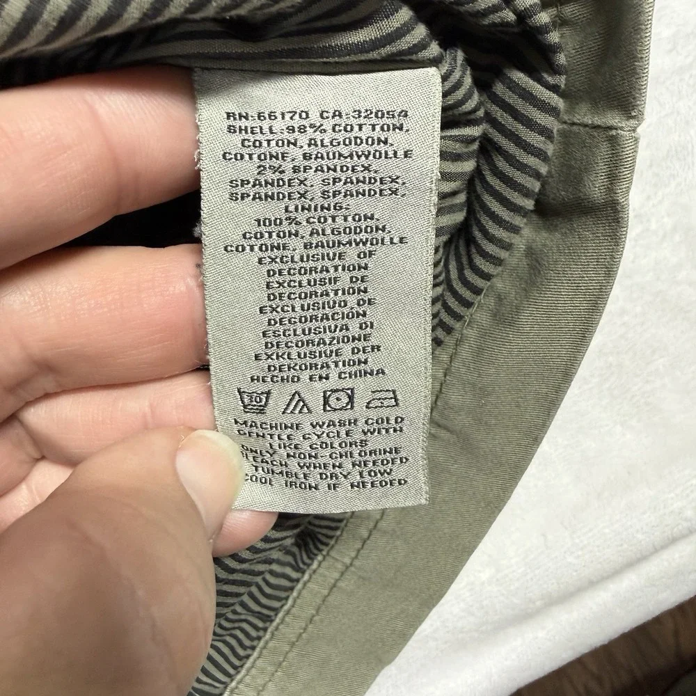 Marrakech Military Utility Jacket Medium Army Green‎ Cargo Pockets Anthropologie